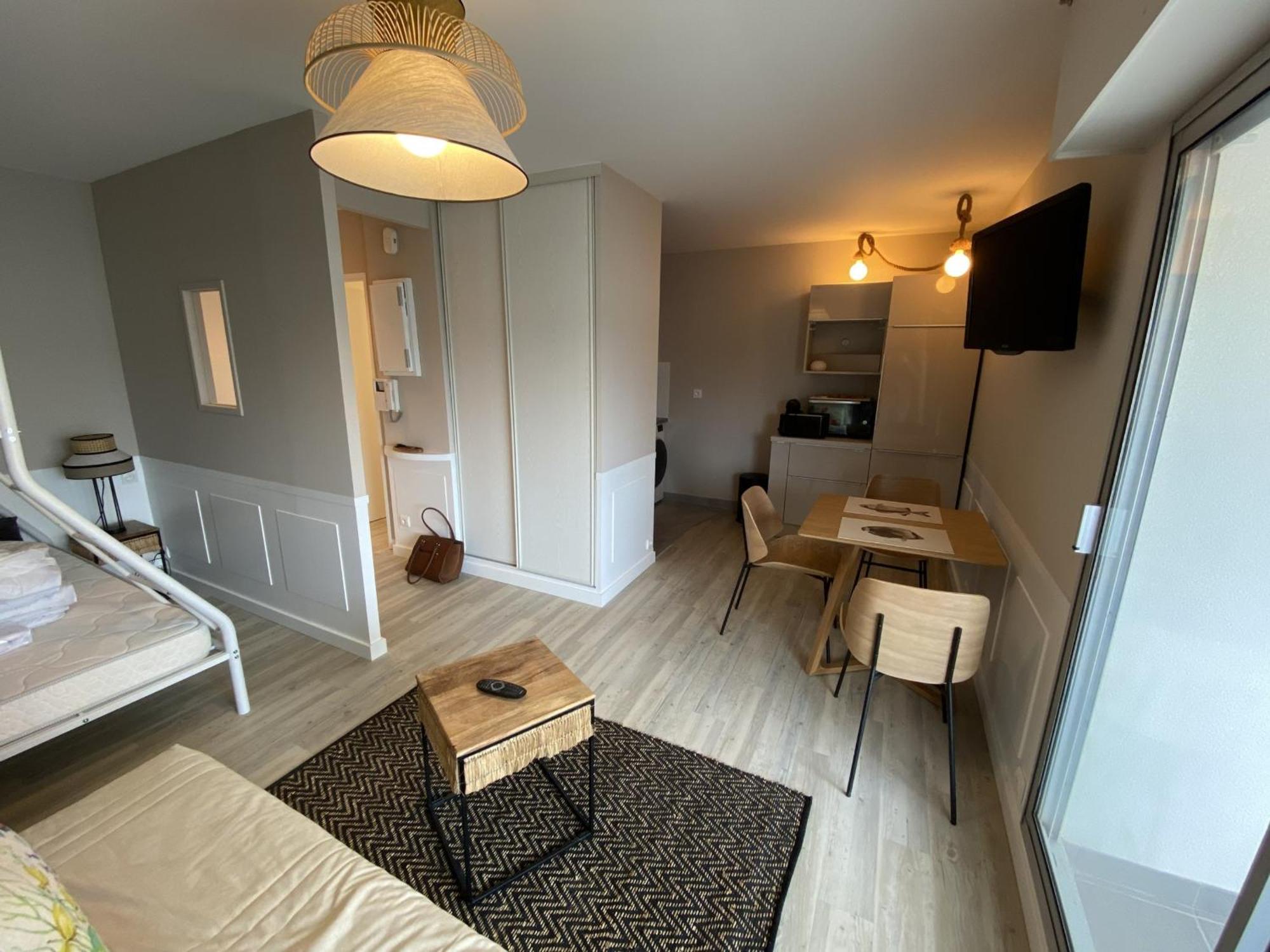 Studio Neuf En Front De Mer Avec Terrasse Et Parking, Ideal Pour 3 Personnes - Fr-1-474-147 Arcachon Bagian luar foto